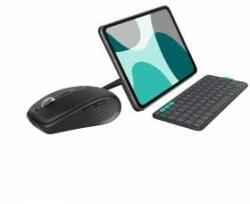 Logitech MX Anywhere 3S for Mac, compact wireless Bluetooth mouse, 8K DPI tracking on any surface, flip folio keyboard case for iPad Pro 11 Inch (M4), iPad Air 11 Inch (M2 and M3)(5th Gen - 2024) - 910-006929