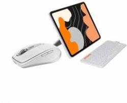 Logitech MX Anywhere 3S for Mac, compact wireless Bluetooth mouse, 8K DPI scanning on any surface, flip folio, keyboard case for iPad Pro 13 inch (M4) iPad Air 13 inch (M2 and M3), DEU QWERTZ - 910-006929