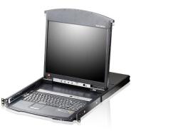 Aten KVM-LCD Aten KL1508AIN-AXA-XG. Diagonala afișajului: 48, 3 cm (19 ), Ecran: LCD. Tastatură de tip port: USB, PS/2, Mouse tip de port: USB, PS/2, Video Type portul: VGA. Li (KL1508AIN-AXA-AG)