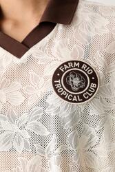 adidas тениска с яка дамска от ажур x Farm Rio (KR0239)