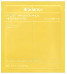 BIODANCE Radiant Vita Niacinamide Real Deep Mask - Mască de față 1 bucata Masca de fata