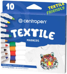 Centropen Marker pentru textile 10/set 2739 Centropen (CE273910)