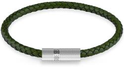 Guess Brățară verde din piele Blackjack JUXB03238JWSTDG 20 cm