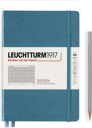 Leuchtturm Caiet a5 aritmetica coperta rigida albastru piatra Leuchtturm (LT363336)