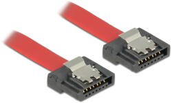 Delock Кабел Delock SATA FLEXI 6 Gb/s, 10 см, червен метал