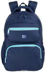 Oxford Rucsac scoala Oxford Bicolor, 2 compartimente, 44 x 32 x 18 cm, Albastru inchis (400204572)