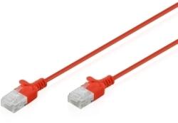 ASSMANN Patch Cord Digitus by Assmann DK-1618-003S-R, U/UTP, Cat. 6, 0.3 m, Red (DK-1618-003S-R)