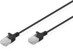 ASSMANN Patch Cord Digitus by Assmann DK-1618-030S-BL, U/UTP, Cat. 6, 3 m, Black (DK-1618-030S-BL)