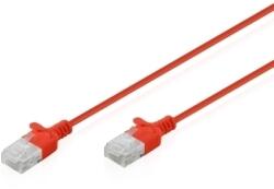 ASSMANN Patch Cord Digitus by Assmann DK-1618-005S-R, U/UTP, Cat. 6, 0.5 m, Red (DK-1618-005S-R)