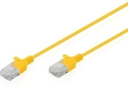 ASSMANN Patch Cord Digitus by Assmann DK-1618-003S-Y, U/UTP, Cat. 6, 0.3 m, Yellow (DK-1618-003S-Y)