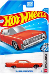 Mattel Hot Wheels: '64 Lincoln Continental narancssárga kisautó 1/64 - Mattel (5785/JJK14)