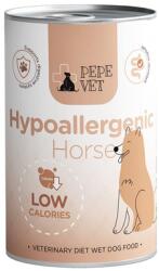 Paka Zwierzaka PEPE Vet Hypoallergenic Horse 400 g nedves kutyatáp, amely támogatja az ételintoleranciát szenvedő kutyákat