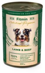 Fitmin Monoprotein Lamb and Beef 400 g bárány- és marhahússal, nedves kutyaeledel
