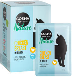 Cosma 6x50g Cosma Nature tasakos nedves macskatáp- Csirkemell - zooplus - 5 090 Ft