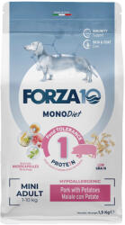 FORZA10 1, 5 kg Forza10 Mini Diet Low Grain sertés & burgonya száraz kutyatáp