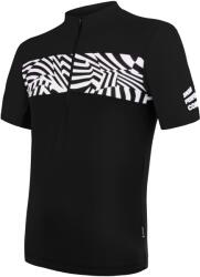 Sensor Tricou de ciclism pentru bărbați Cyklo Miles Black XL