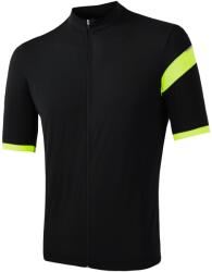 Sensor Tricou de ciclism pentru bărbați Cyklo Classic Black/Ne Yellow S
