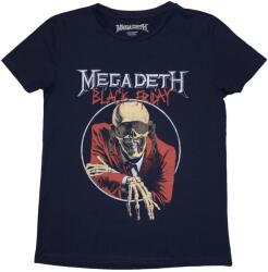 Megadeth Black Friday (Back Print) Navy Blue S Дамски Риза (<![CDATA[MEGATS32LN01]]>)