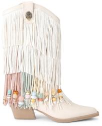 Kurt Geiger London cizme cowboy pentru femei din piele întoarsă Fringe Cowboy Boot 9BY2-OBDYKY_00X (5858145129)