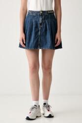 Tommy Hilfiger fustă evazată din denim 9BY2-SDDZWA_55J (WW0WW50965)