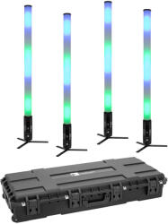 Eurolite - Set 4x AKKU IP Pixel Tube 360° PRO CRMX