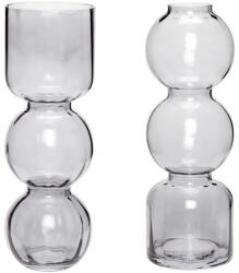 Hübsch set de vaze decorative din sticlă 12 x 35 cm 99KK-DRUZOP_TSP (660904)
