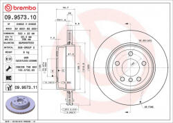 Brembo Disc frana spate BREMBO 09.9573. 11 (09.9573.11)