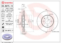 Brembo Disc frana BREMBO 09. B975.11 (09.B975.11) - turbochic