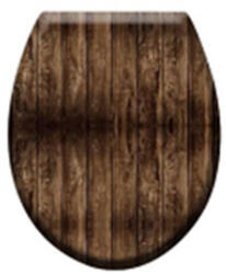 Styron WC ülőke MDF DESZKA SÖTÉTBARNA mintás (Styron: WÜ-89) (WU-89)
