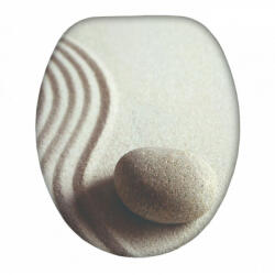 Styron WC ülőke MDF ZEN kavics + homok mintás (Styron: WÜ-108) (WU-108)