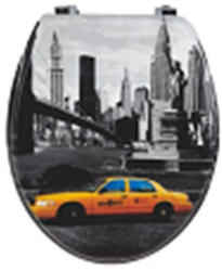 Styron WC ülőke MDF NEW YORK TAXI mintás (Styron: WÜ-102) (WU-102)