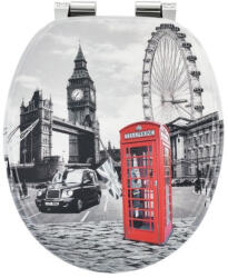 Styron WC ülőke MDF LONDON mintás (Styron: WÜ-92) (WU-92)