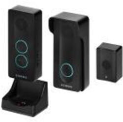 ORNO OR-DOM-YR-934/B LEKIO, családi audio kaputelefon szett, vezeték nélküli, kihangosító, fekete (OR-DOM-YR-934/B)
