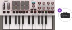AKAI MPK Mini MK4 Basic SET Gray Claviatură MIDI (<![CDATA[CAKA1391-BASIC-SET]]>) Controler MIDI