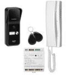 ORNO OR-DOM-BA-935ZD/W ENIR, családi audio kaputelefon szett, 2 vezetékes, DIN sínre szerelhető tápegység, RFID, fehér (OR-DOM-BA-935ZD/W)