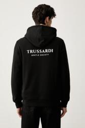 Trussardi kapucnis melegítőfelső férfi pamut - fekete L