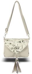 ZELLIA Női Oldaltáska 24104 Beige-Arany - Leaf - (ZLK-24104-12433117)