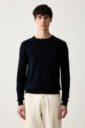 Trussardi pulóver férfi viszkózzal - sötétkék S - answear - 43 990 Ft