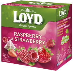 LOYD Gyümölcstea LOYD Piramis málna-eper 20x2 g - mystock