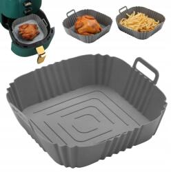 DIKOM Szilikon Öntőforma Utántöltő Dikom Airfryer Szürke Ellenálló Erős (FORMA-AIRFRYER-DIKOM)