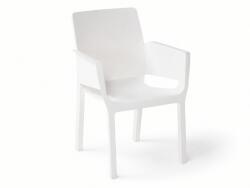  Scaun bucatarie pentru gradina HARTMAN EVELYN, alb
