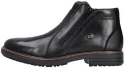 Rieker Cizme barbati, negru, casual, piele naturala, impermeabile, imblanite, scurte, cu toc, Rieker 33160-00-Negru (Marime: 46) (33160-00-Negru-46)