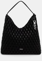 DKNY hobo táska női műbőr PAULA - fekete Univerzális méret