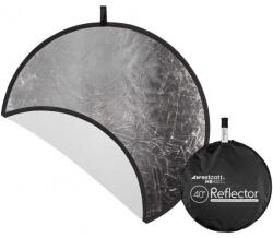  Westcott 2in1 Ezüst & Fehér Összecsukható Derítőlap - Fotós Reflektor és Derítő háttér (40") (WST-319)