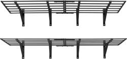 Vevor Fali polc 2 szintes 4 db acél 610×914 mm 610×1828 mm 725 kg