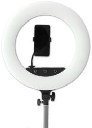 CARUBA Vlogger 18" RGB LED körlámpa szett + táska (rózsaszín) (RGB P)