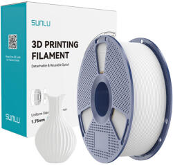 Sunlu PLA Classic fehér nyomószál 1.75mm 1KG (57715)