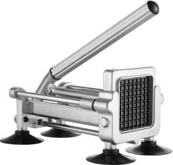 Vevor Kézi sült krumpli vágó rozsdamentes acél pengékkel (6, 1 mm), 1, 3 mm, 6, 3 mm és tapadókorongokkal