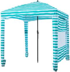 VEVOR Strandsátor 1, 83 × 1, 83 m oldalfallal, UPF 50+, homokzsákokkal