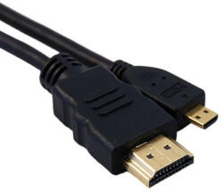 CARUBA HDMI-Micro HDMI (chipset nélkül) - 1, 5m (HDMI MNH25 (K H1))
